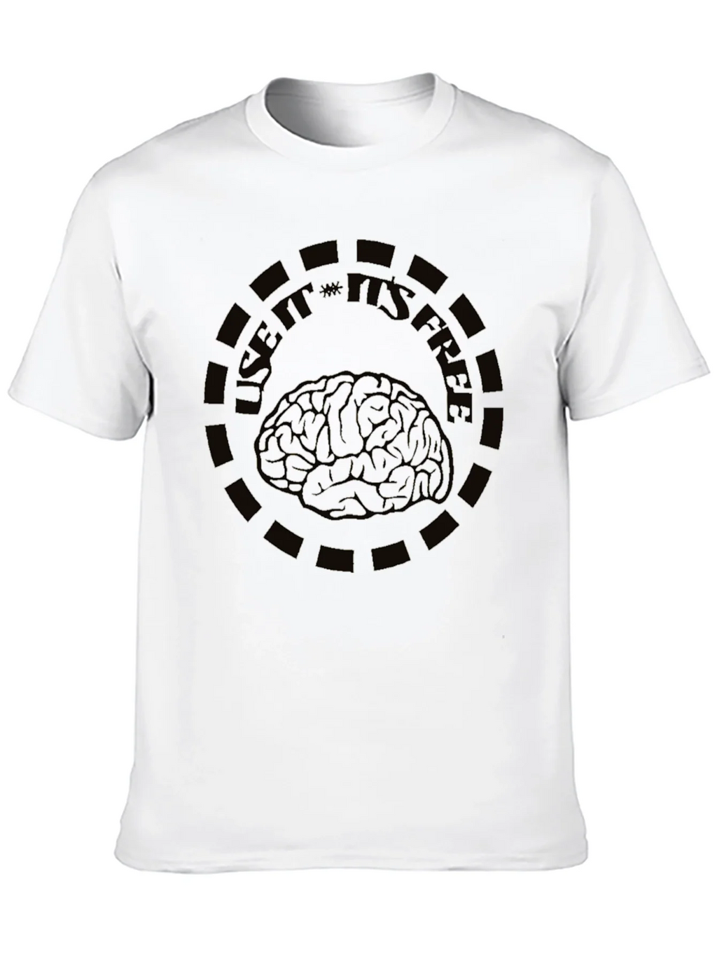 Use It Its Free Brain Graphic Tee product image 12