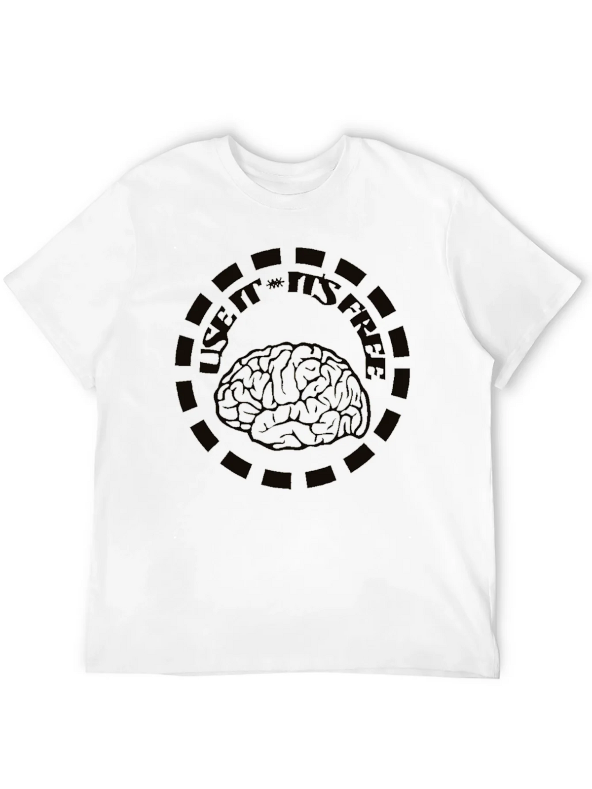 Use It Its Free Brain Graphic Tee product image 3