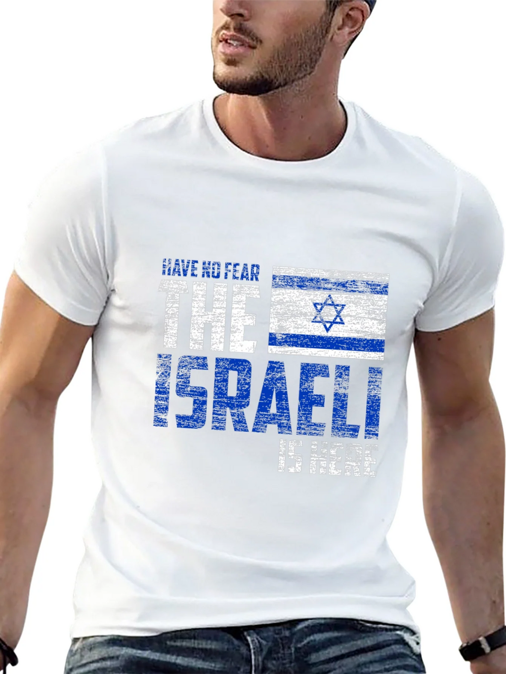 Israeli Pride T-Shirt: Have No Fear The is Here product image 4