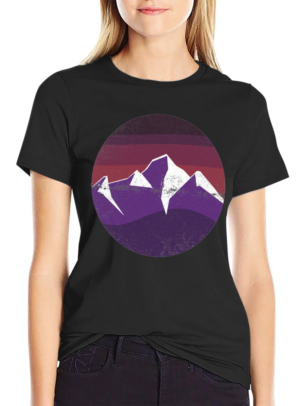 Mountain Scene Graphic Tee - Black product image 5