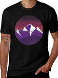 Mountain Scene Graphic Tee - Black product image 1