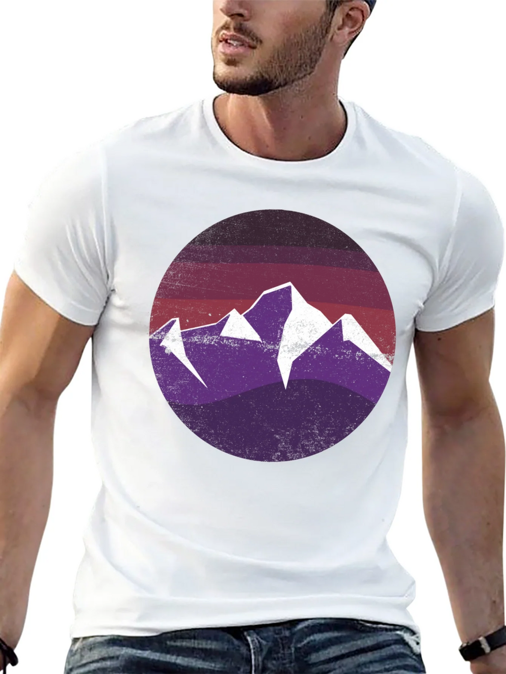 Mountain Scene Graphic Tee - Black product image 4