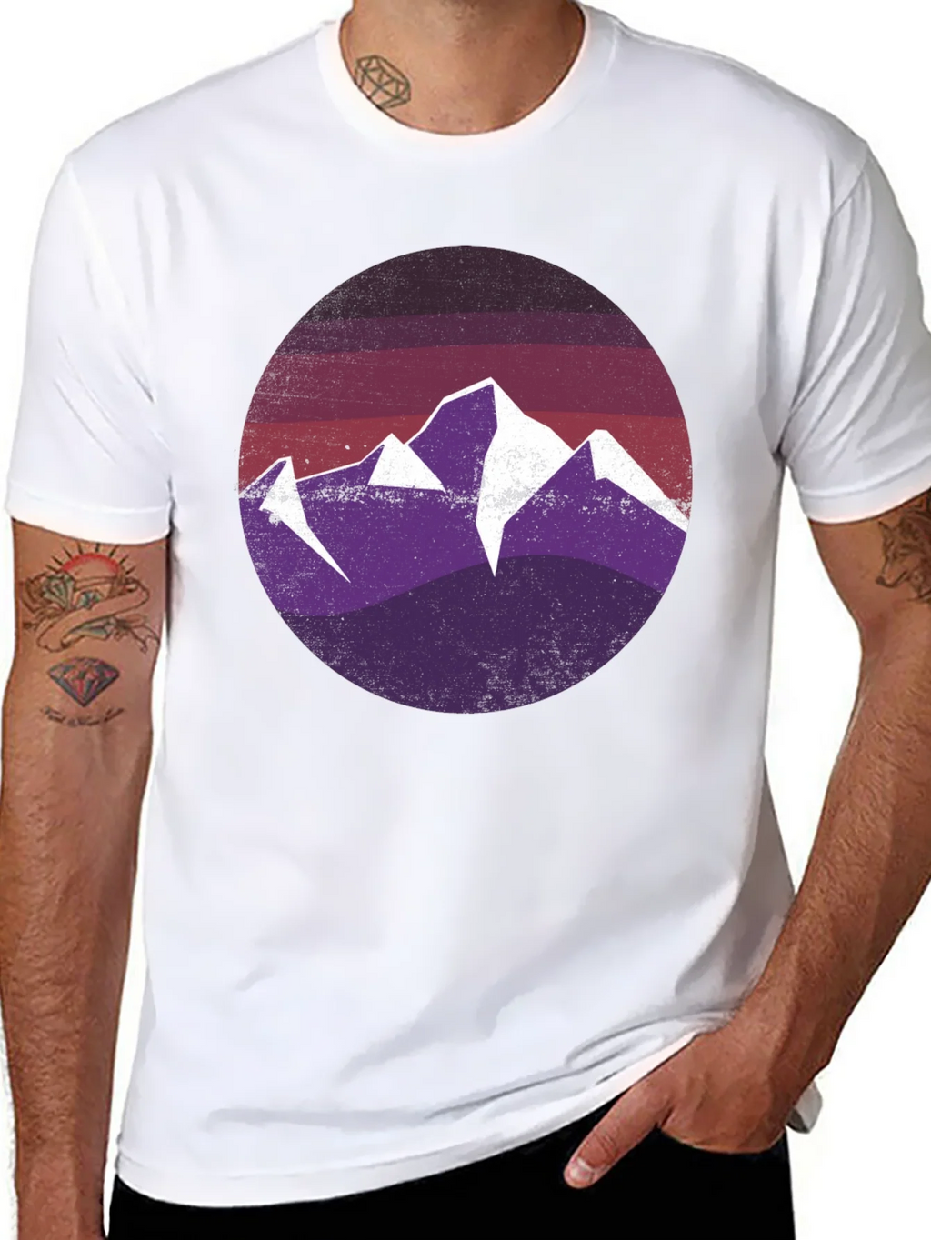 Mountain Scene Graphic Tee - Black product image 10