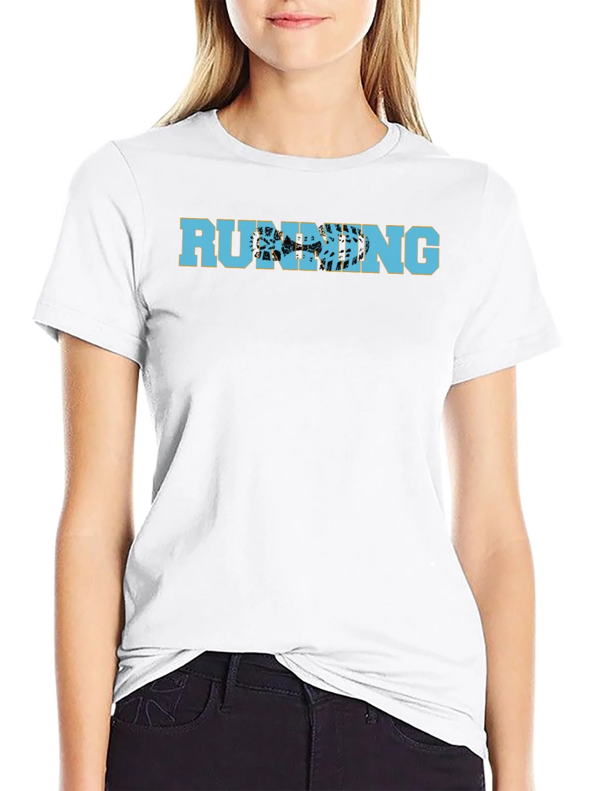 Running Trail Graphic T-Shirt - Black product image 11