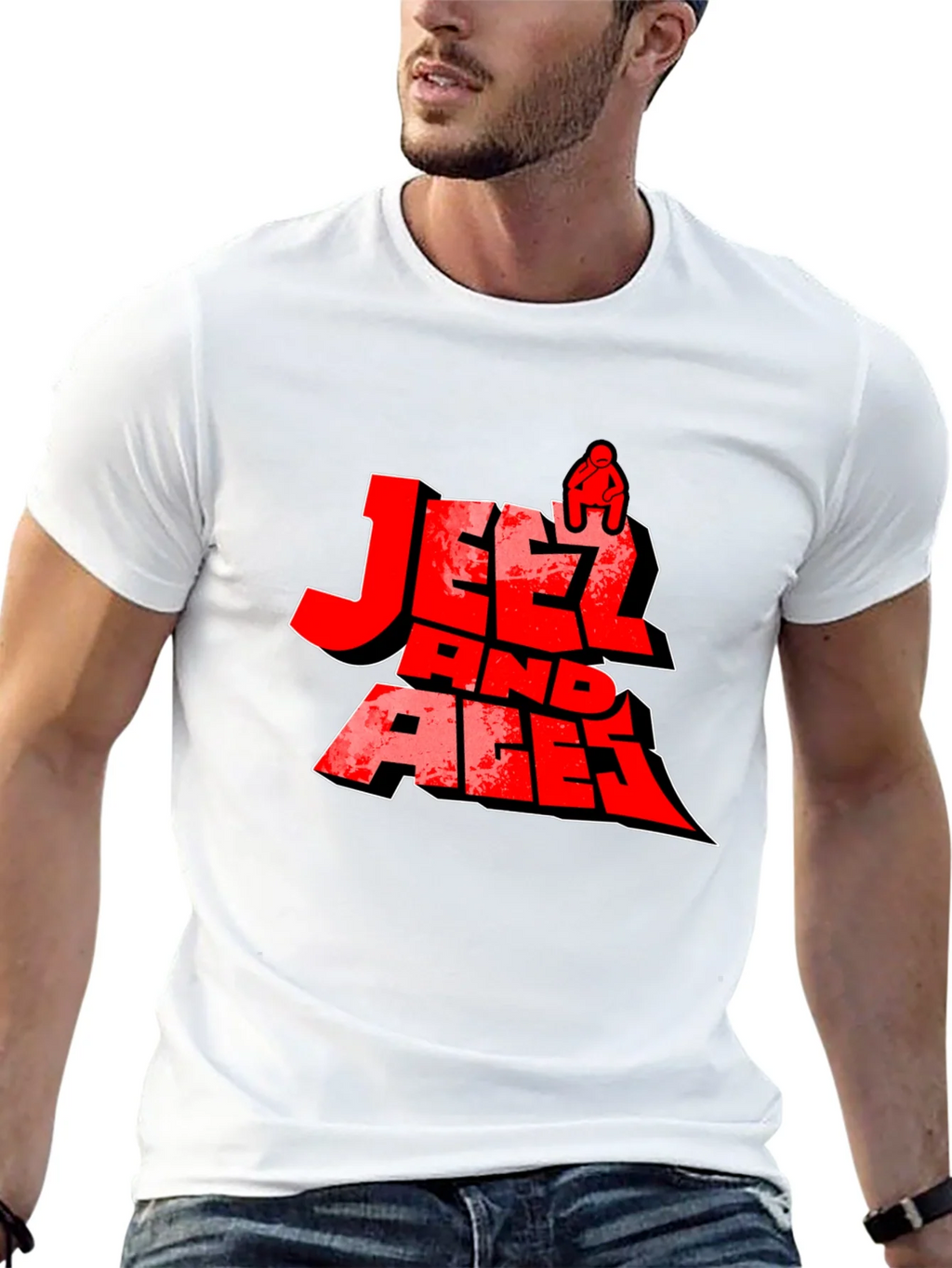 Jeetz And Aces Black Graphic T-Shirt product image 4