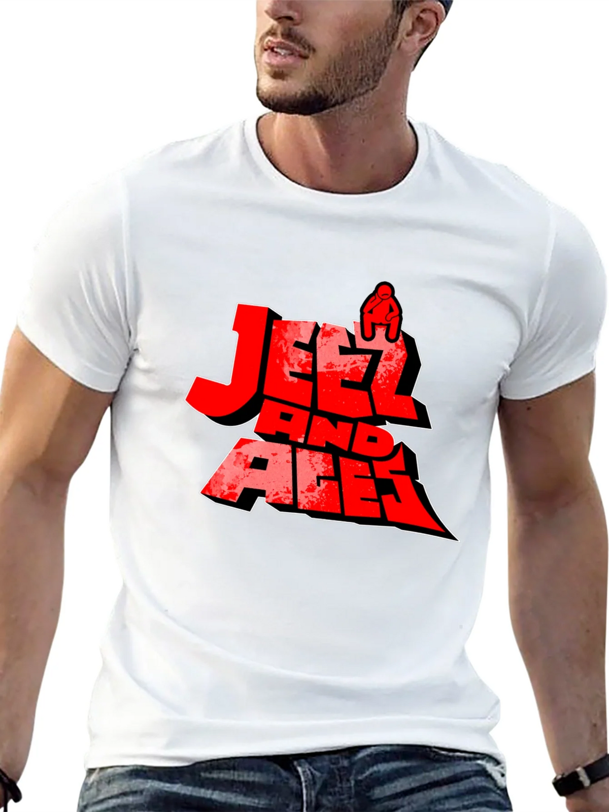 Jeetz And Aces Black Graphic T-Shirt product image 4