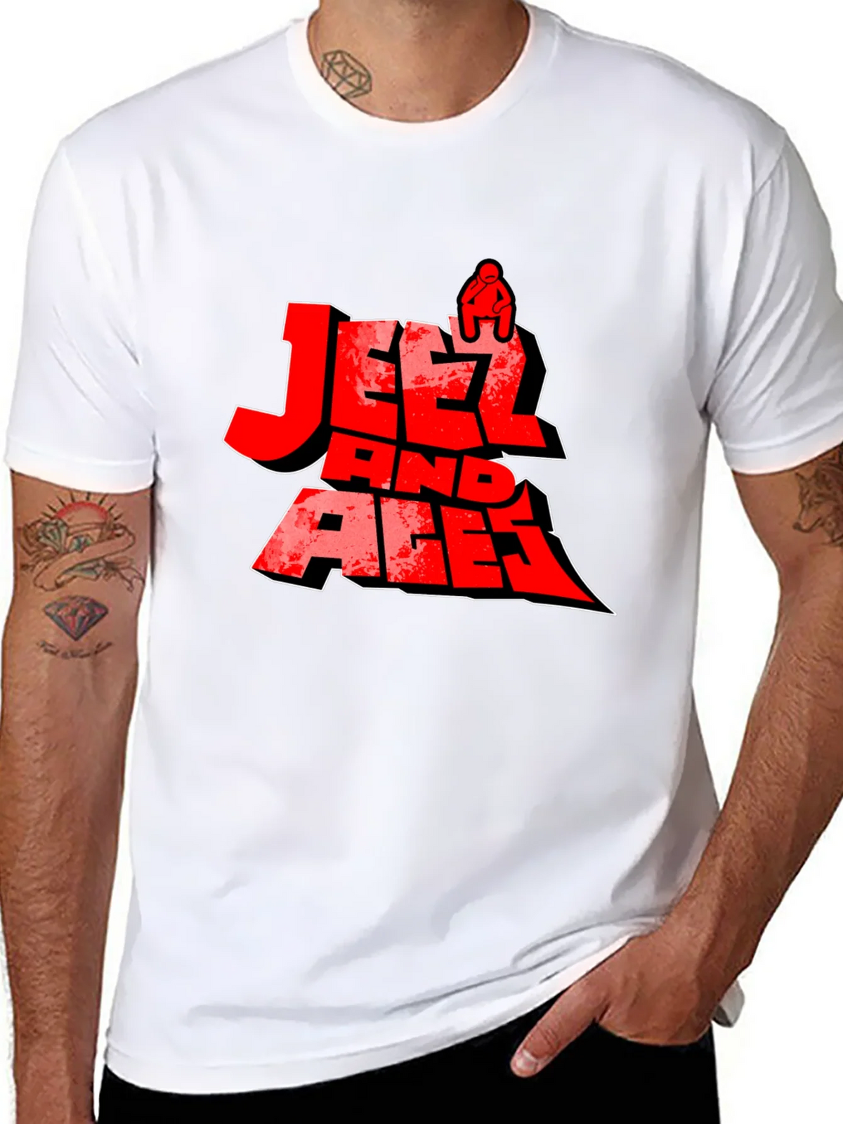 Jeetz And Aces Black Graphic T-Shirt product image 10
