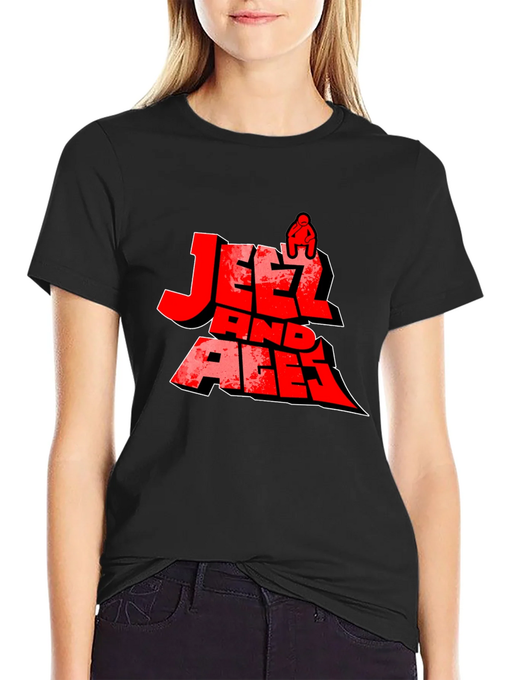 Jeetz And Aces Black Graphic T-Shirt product image 5