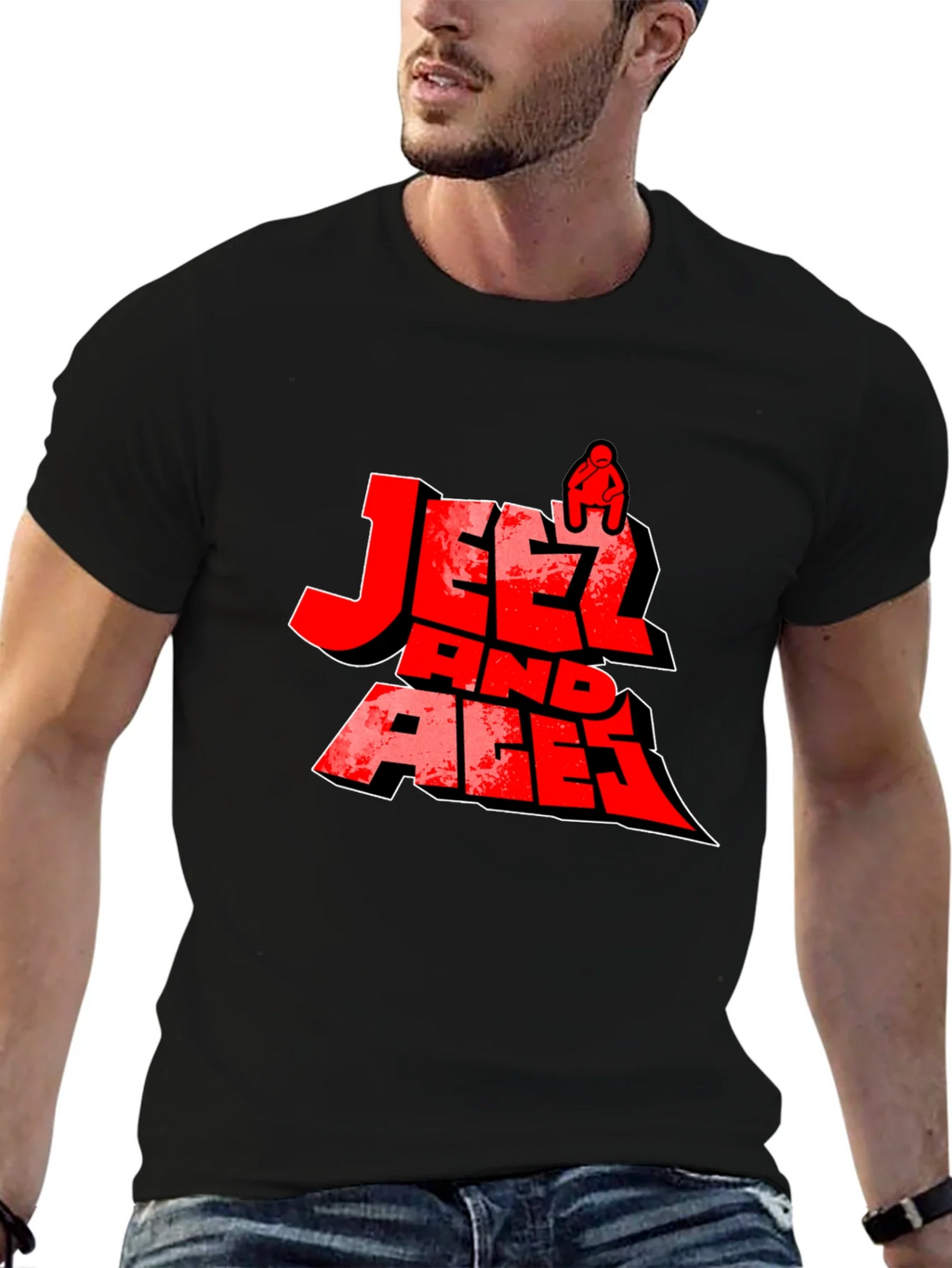 Jeetz And Aces Black Graphic T-Shirt product image 9