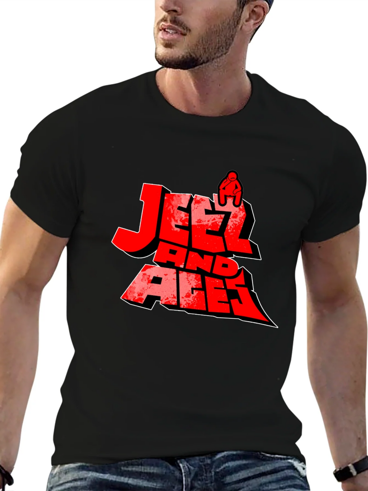 Jeetz And Aces Black Graphic T-Shirt product image 9