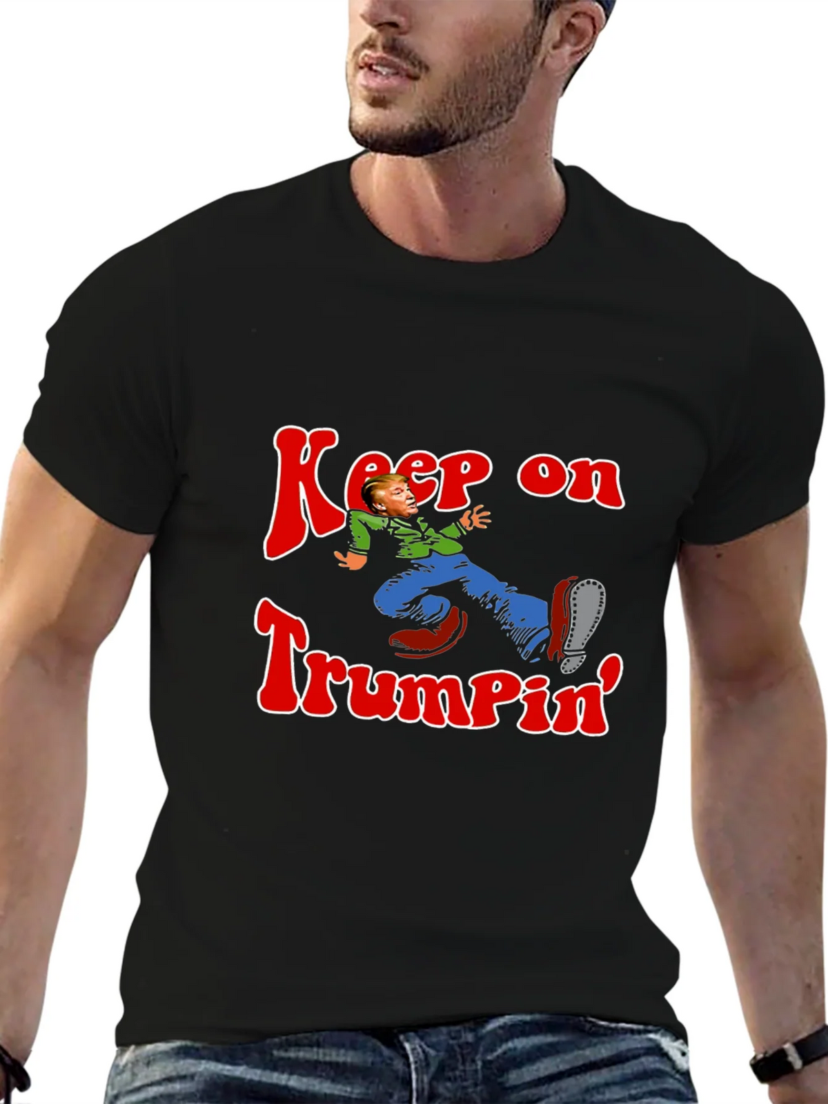Keep On Trumpin Graphic Tee - Novelty Humor T-Shirt product image 9