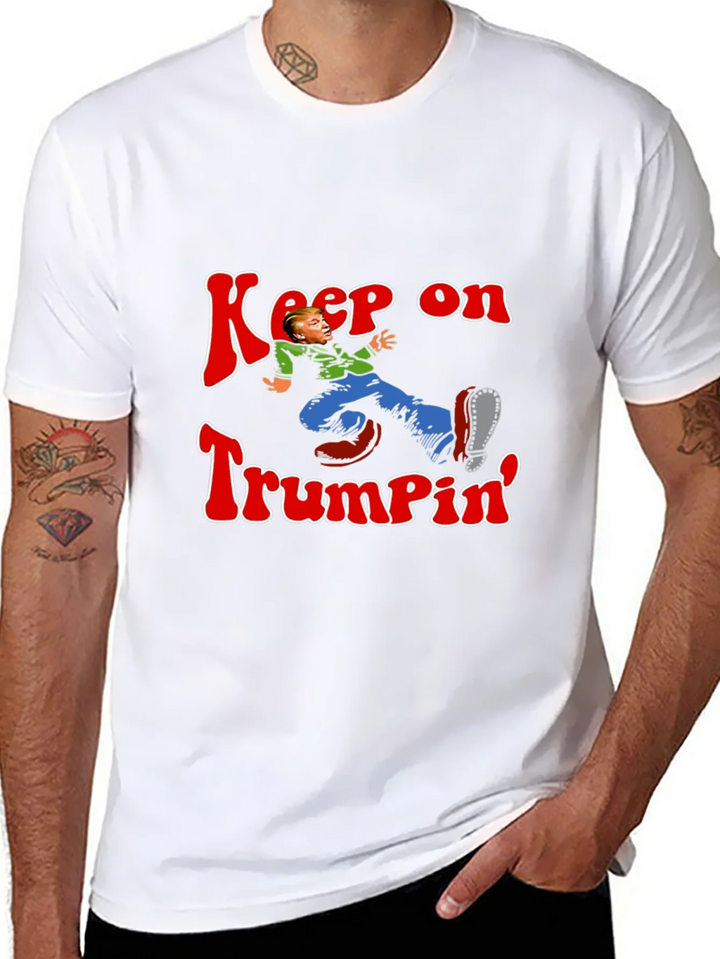 Keep On Trumpin Graphic Tee - Novelty Humor T-Shirt product image 10