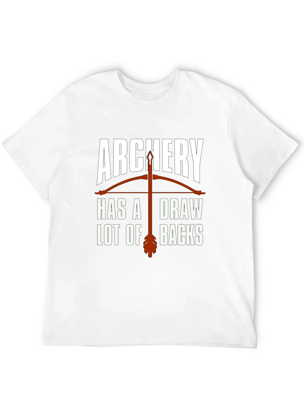 Archery Drawbacks Graphic T-Shirt - Novelty Design product image 1