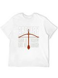 Archery Drawbacks Graphic T-Shirt - Novelty Design product image 1