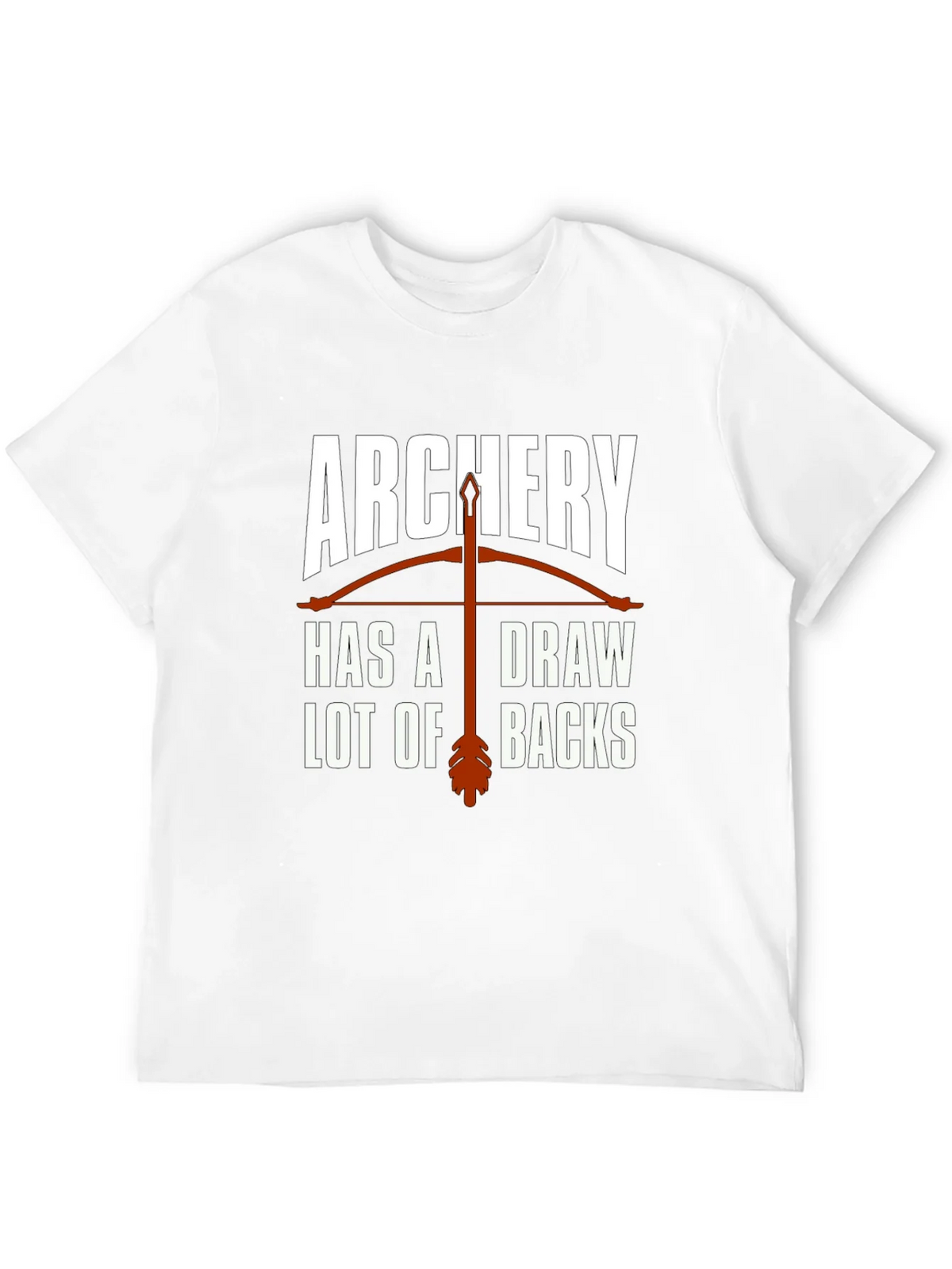 Archery Drawbacks Graphic T-Shirt - Novelty Design product image 1