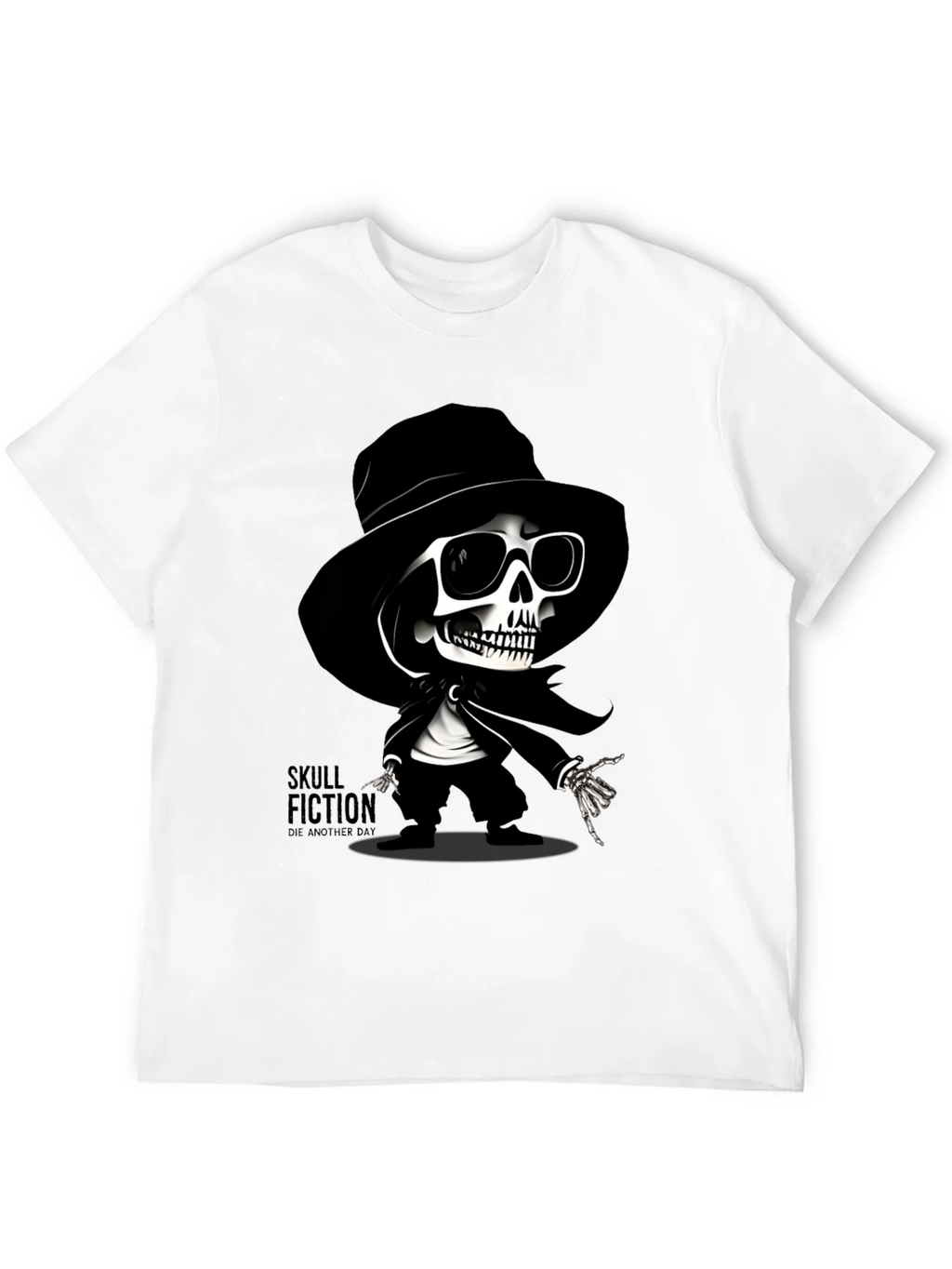 Skull Fiction Graphic T-Shirt product image 3