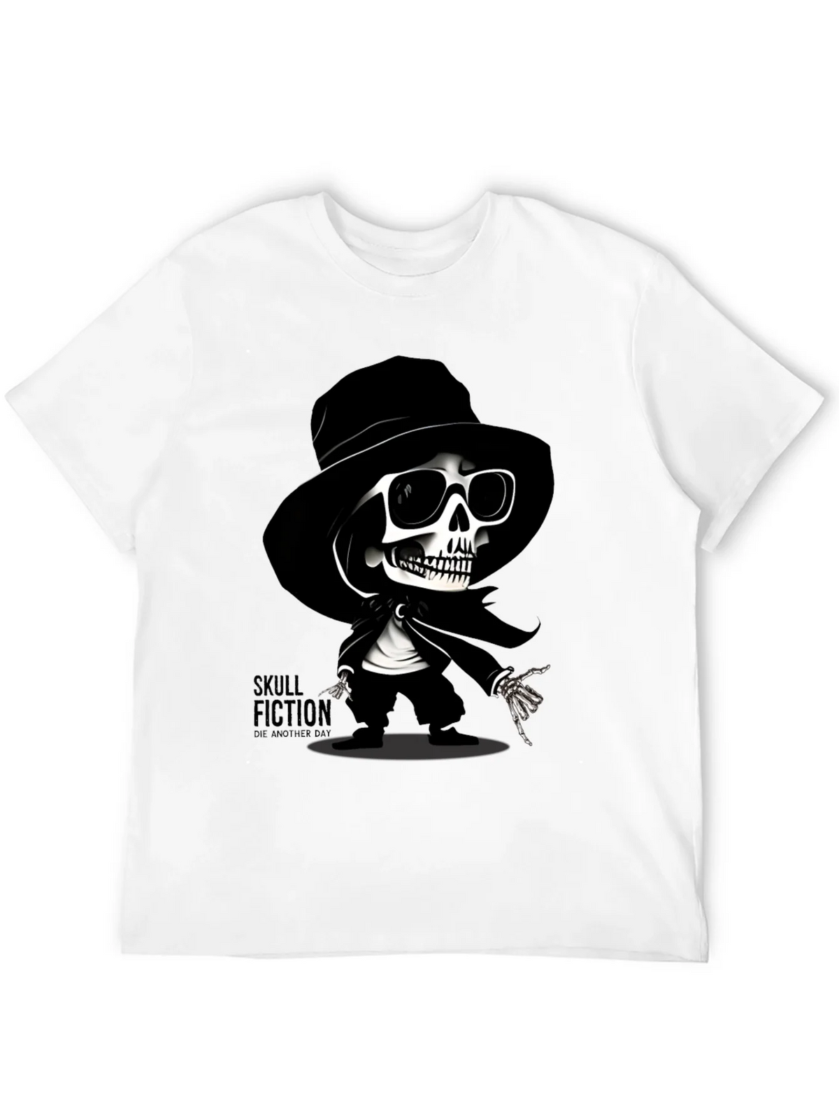 Skull Fiction Graphic T-Shirt product image 3