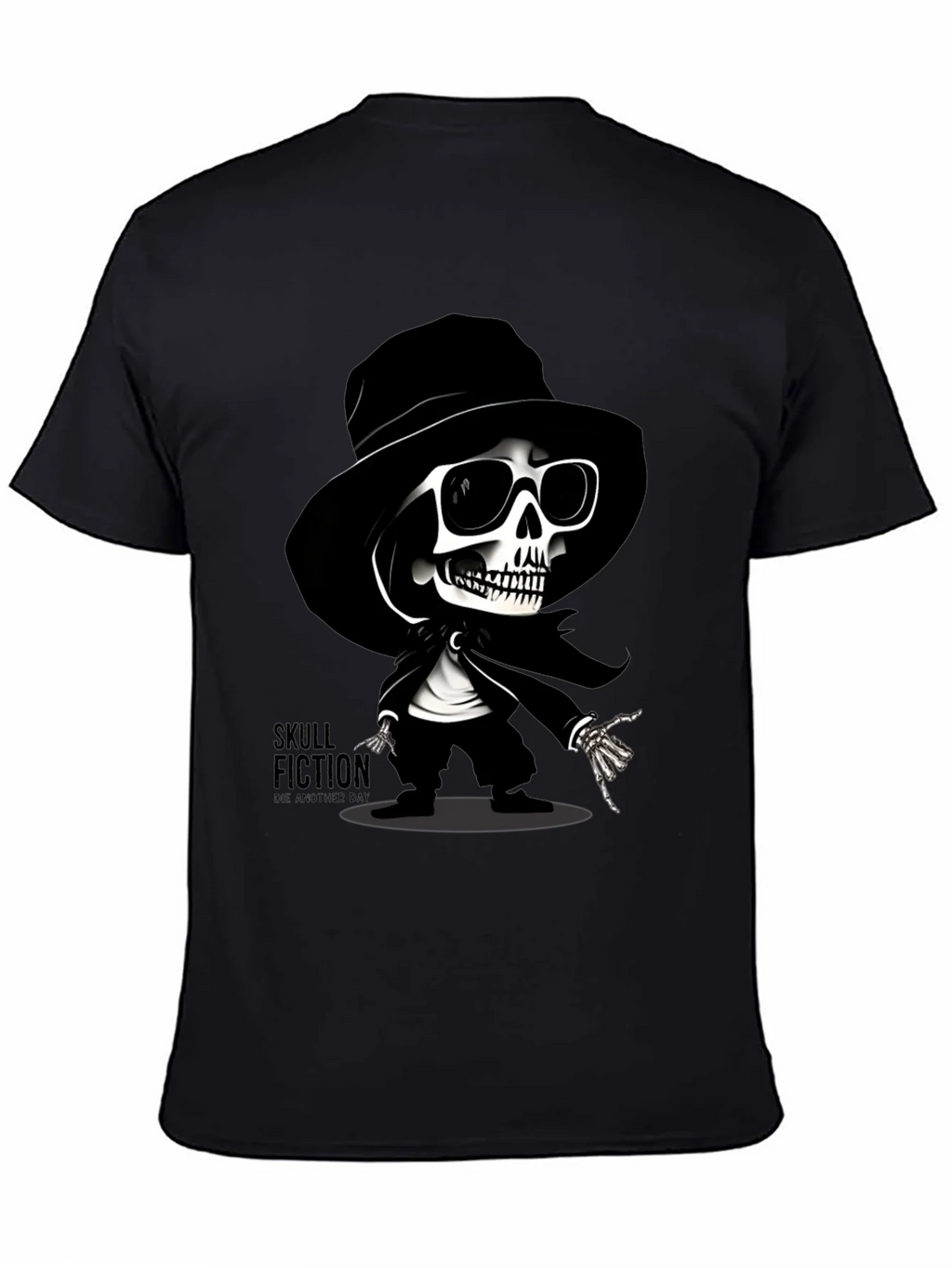 Skull Fiction Graphic T-Shirt product image 7