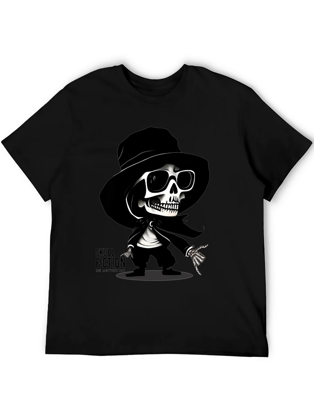 Skull Fiction Graphic T-Shirt product image 8