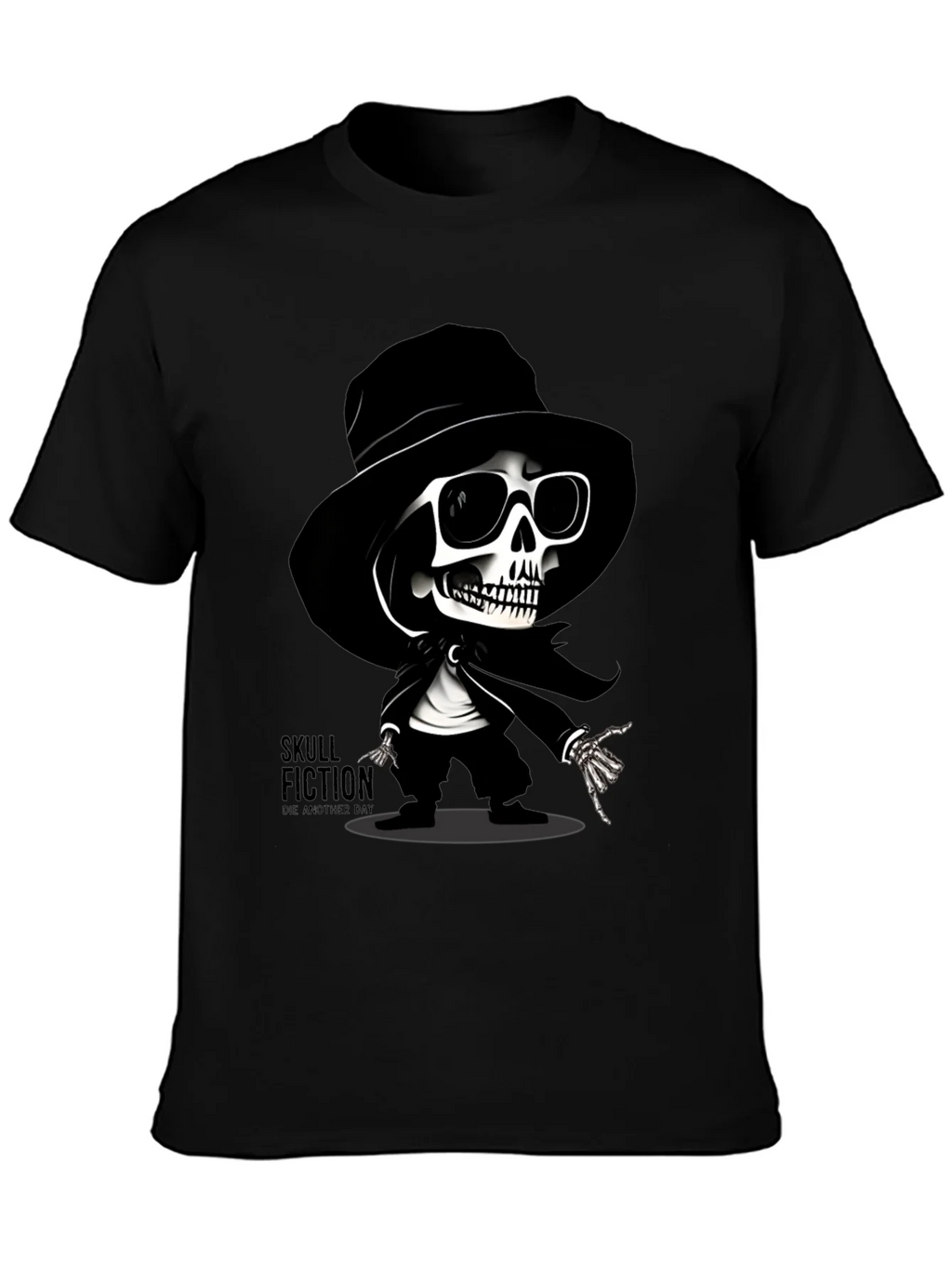 Skull Fiction Graphic T-Shirt product image 6