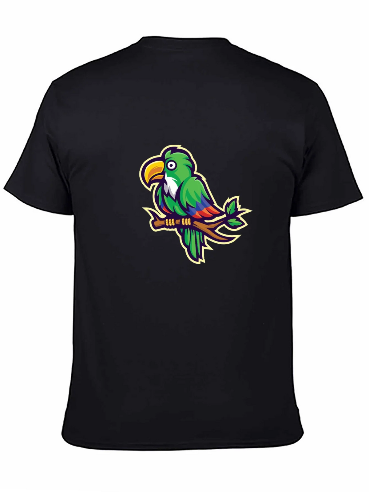 Parrot Graphic T-Shirt - Casual Black Tee product image 7