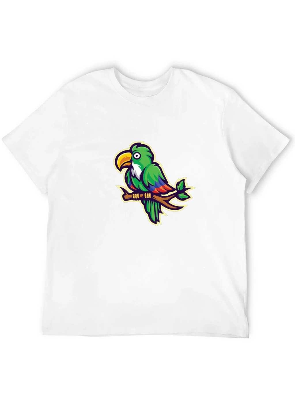 Parrot Graphic T-Shirt - Casual Black Tee product image 3
