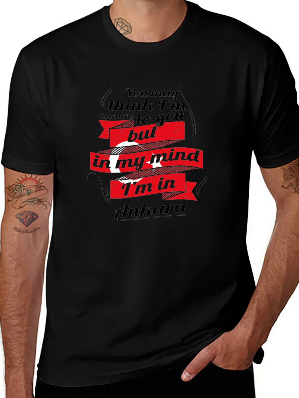 Ankara Mind T-Shirt - Humorous Graphic Tee product image 1