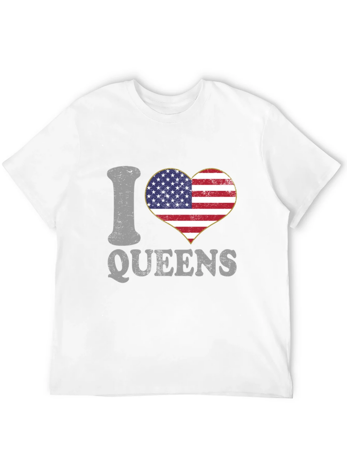 I Love Queens T-Shirt Patriotic Pride product image 3