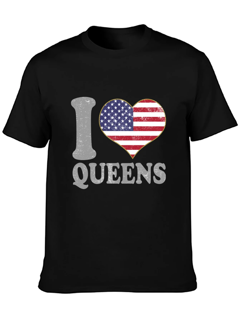 I Love Queens T-Shirt Patriotic Pride product image 6