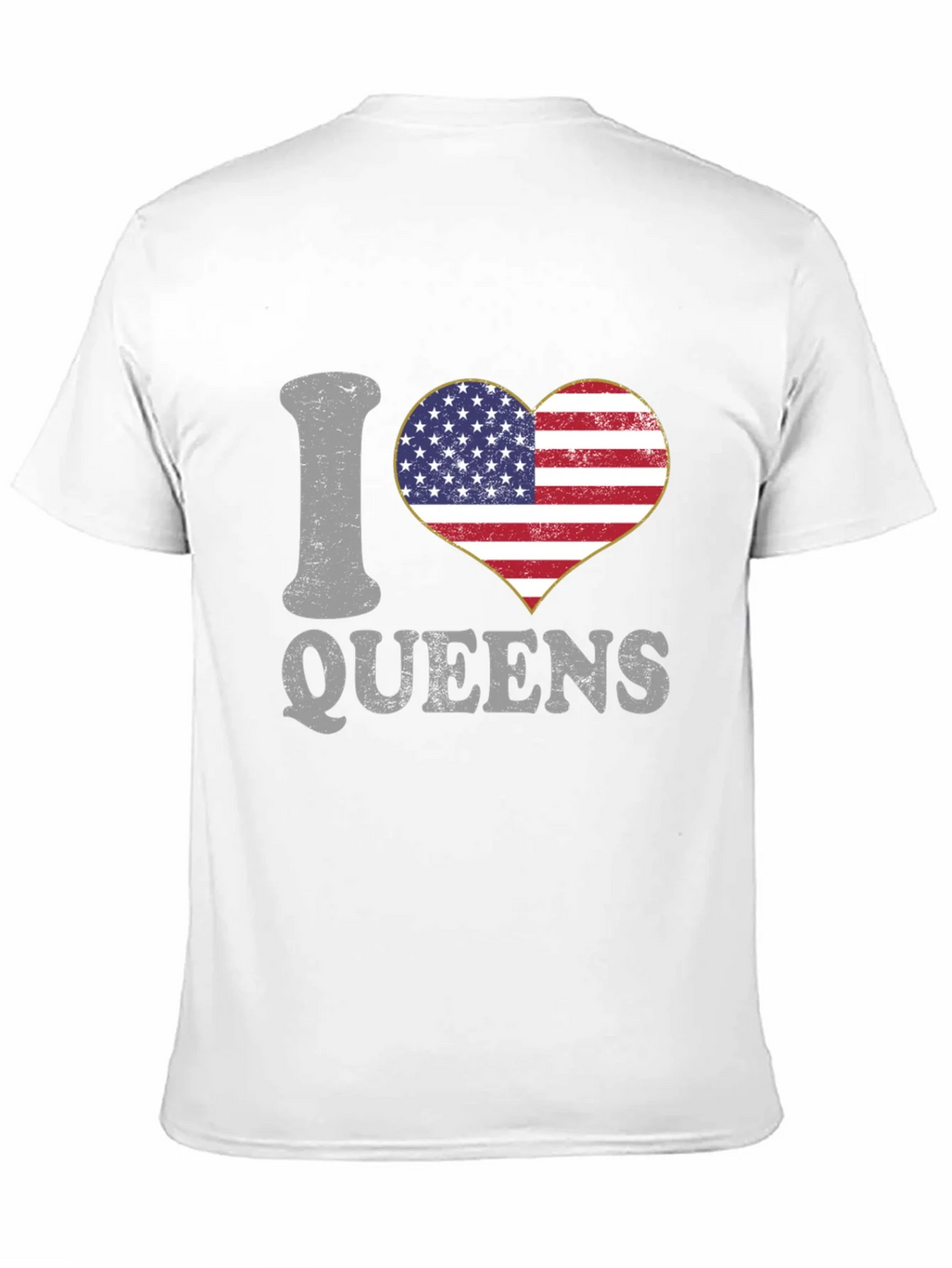 I Love Queens T-Shirt Patriotic Pride product image 2