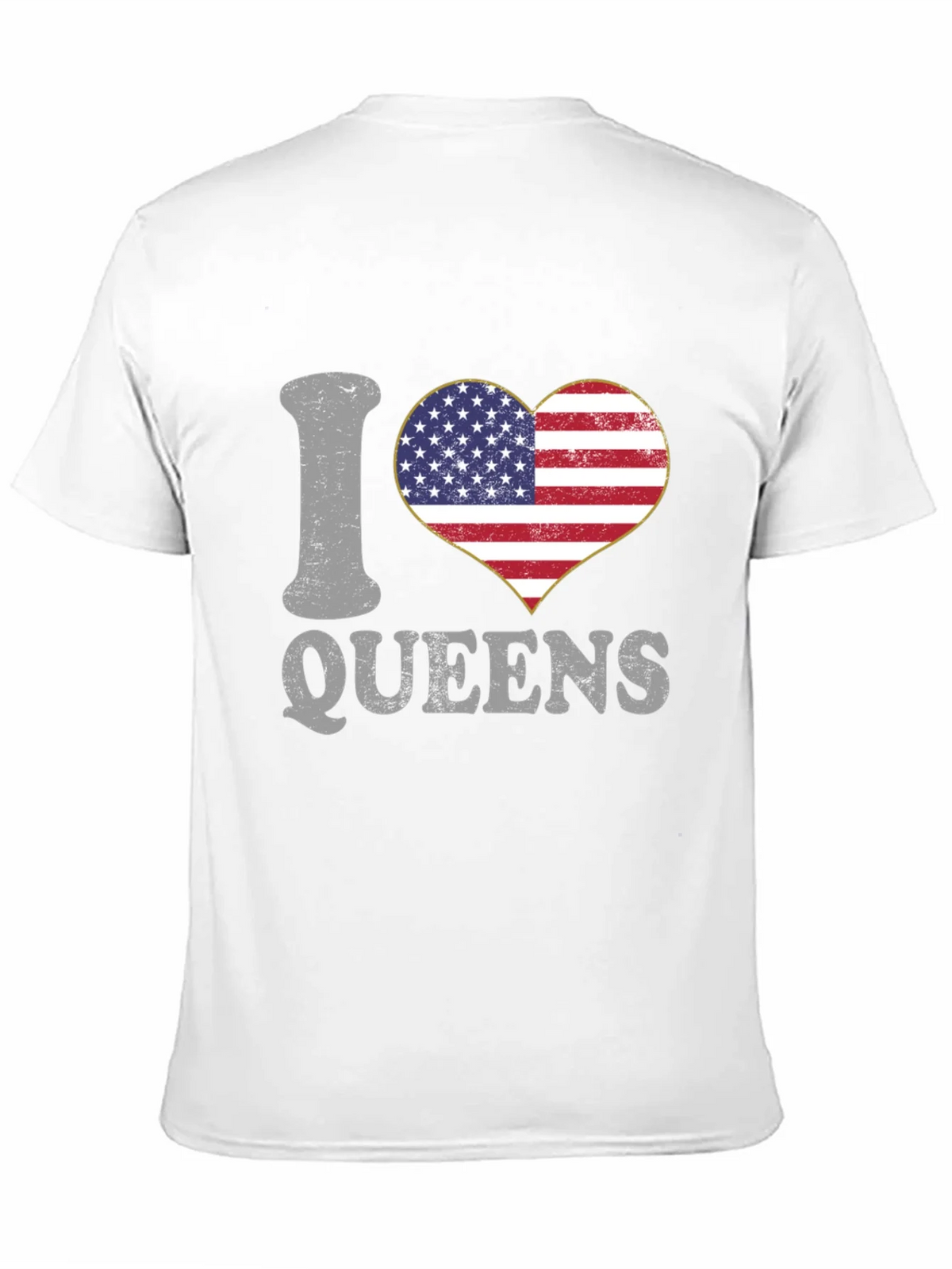I Love Queens T-Shirt Patriotic Pride product image 2