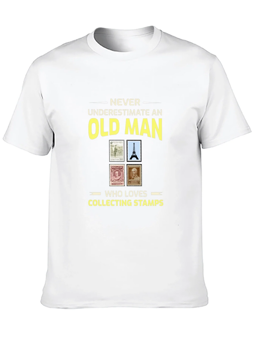Old Man Stamp Collector T-Shirt product image 12