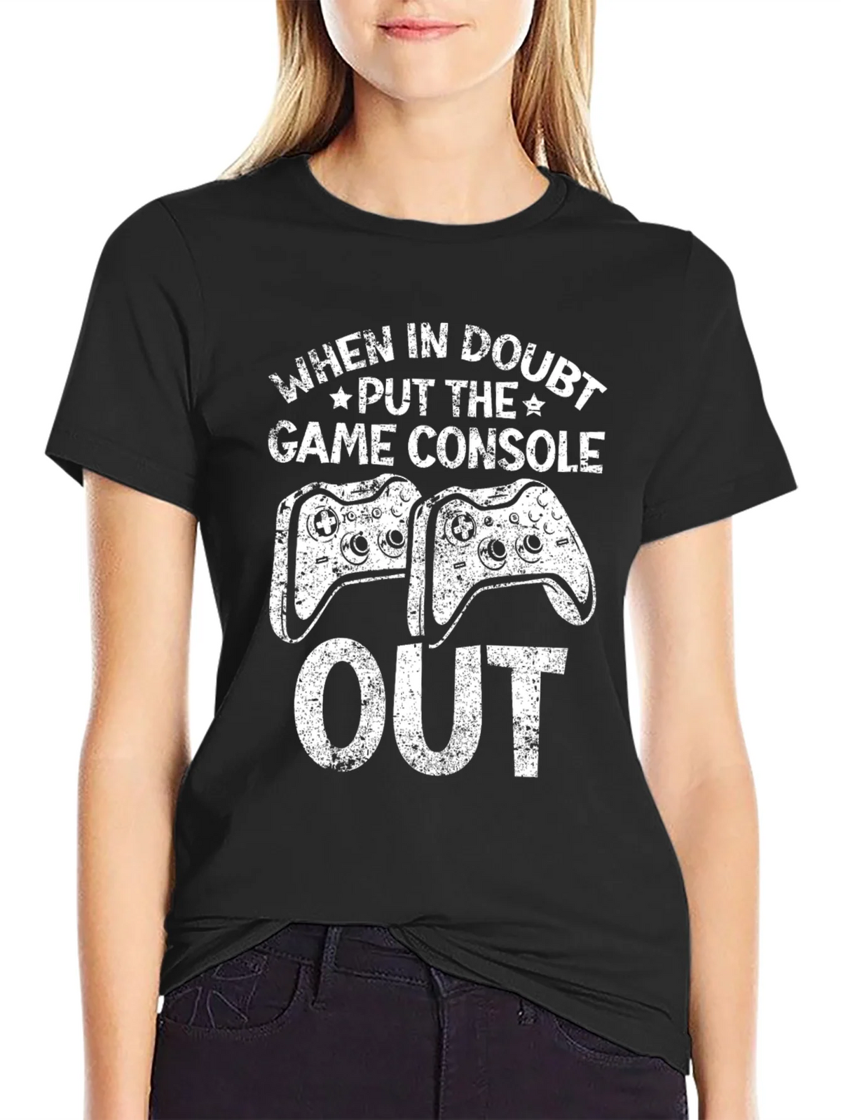 Gamer Console T-Shirt - When in Doubt Game Out product image 5
