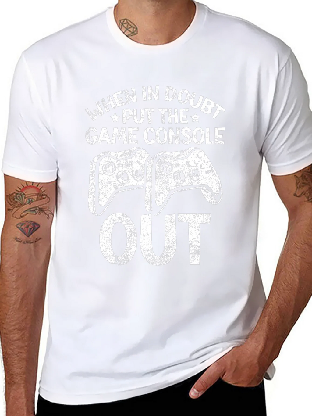 Gamer Console T-Shirt - When in Doubt Game Out product image 10