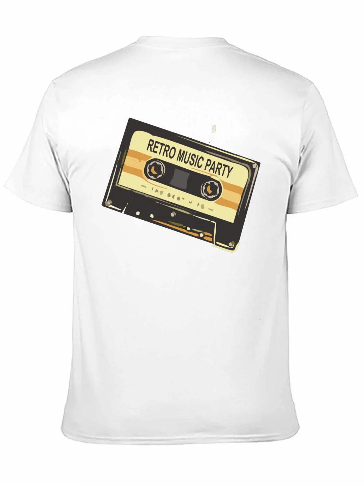 Retro Music Party Graphic Tee - Vintage Cassette Design product image 2