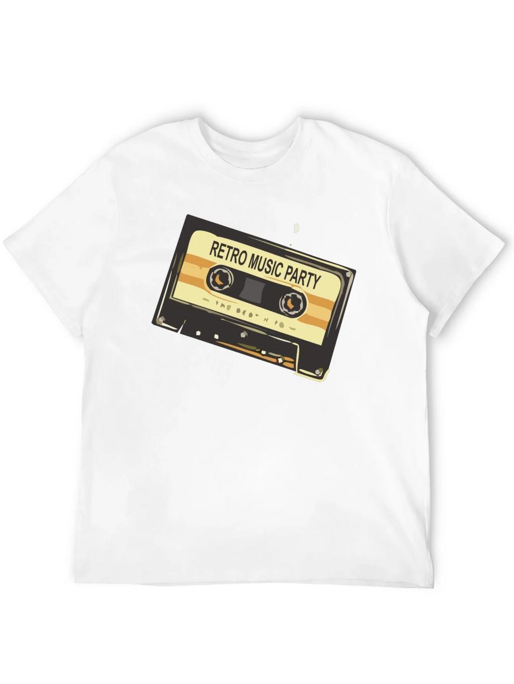 Retro Music Party Graphic Tee - Vintage Cassette Design product image 3