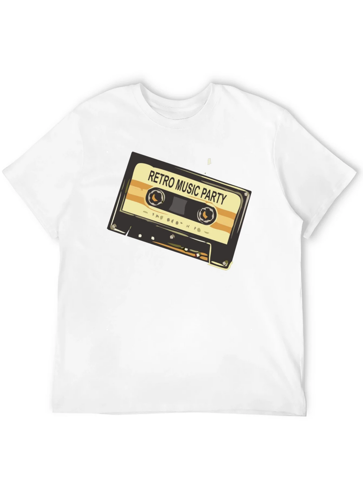 Retro Music Party Graphic Tee - Vintage Cassette Design product image 3