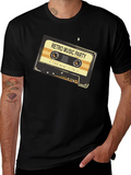 Retro Music Party Graphic Tee - Vintage Cassette Design product image 1