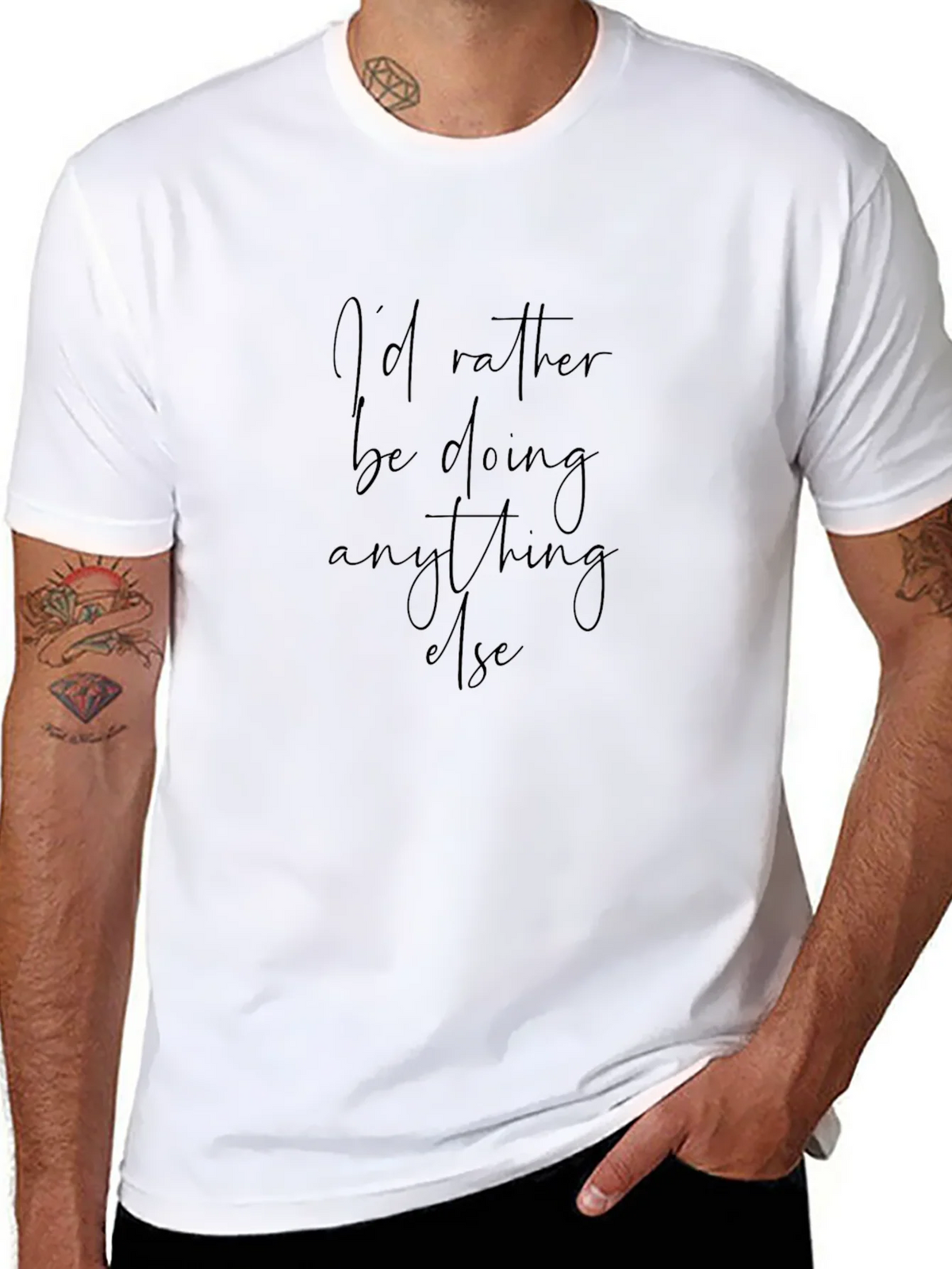 Id Rather Be Doing Anything Else T-Shirt product image 10