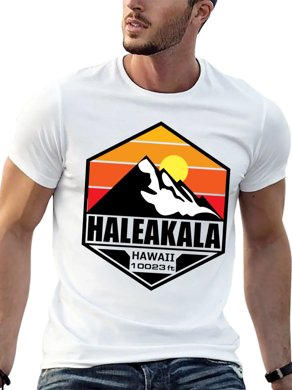 Haleakala Hawaii Graphic T-Shirt - Mountain Design product image 4