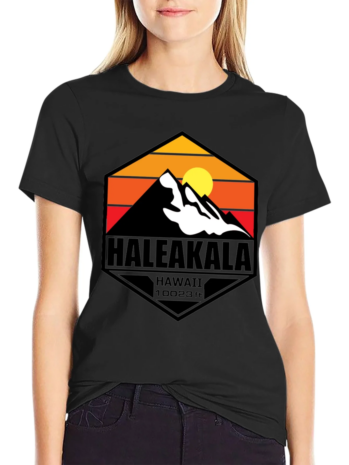 Haleakala Hawaii Graphic T-Shirt - Mountain Design product image 5
