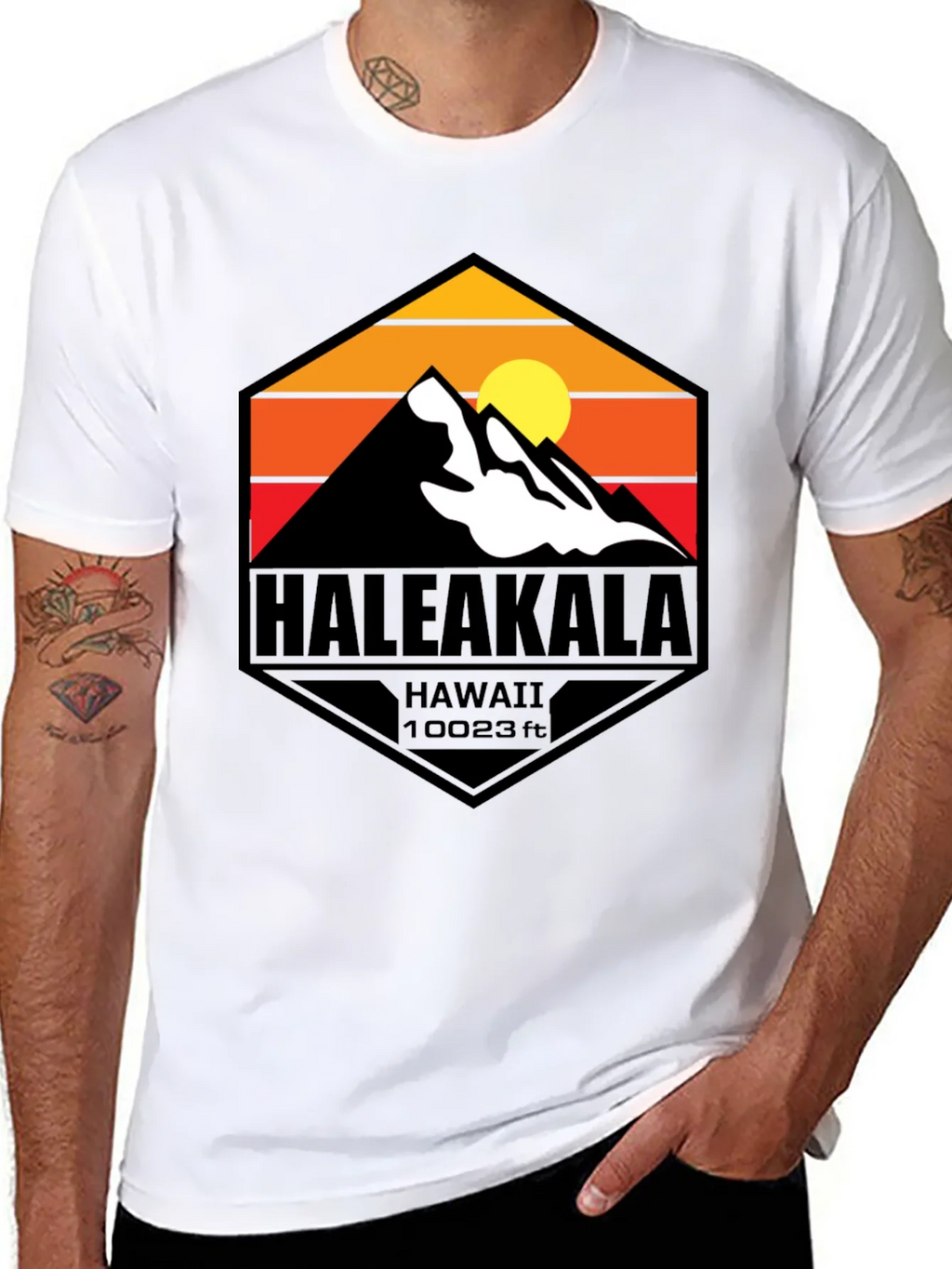 Haleakala Hawaii Graphic T-Shirt - Mountain Design product image 10