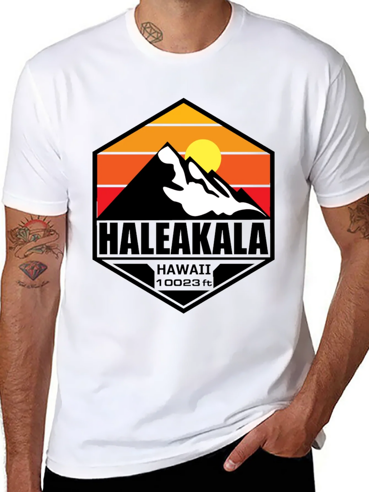 Haleakala Hawaii Graphic T-Shirt - Mountain Design product image 10