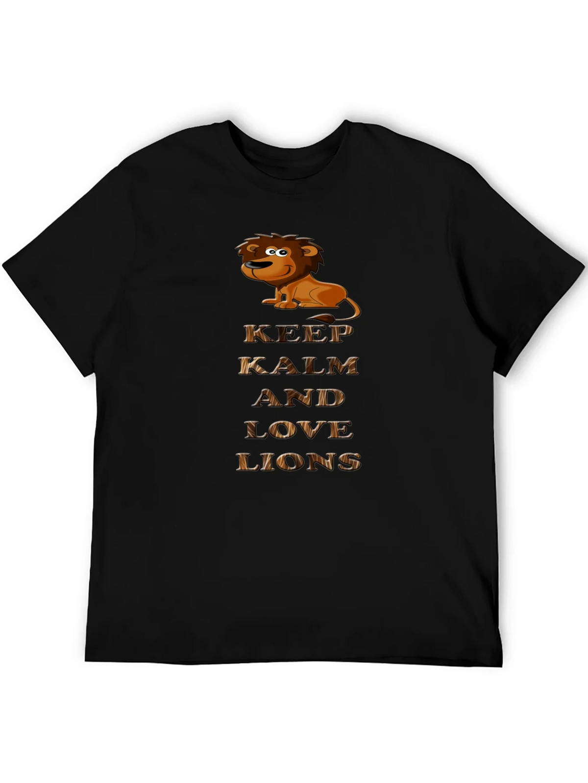 Keep Calm and Love Lions Graphic T-Shirt product image 8