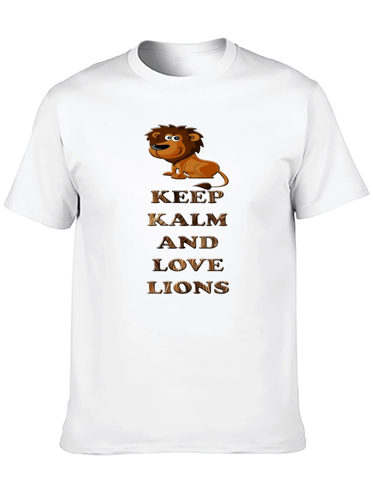 Keep Calm and Love Lions Graphic T-Shirt product image 12