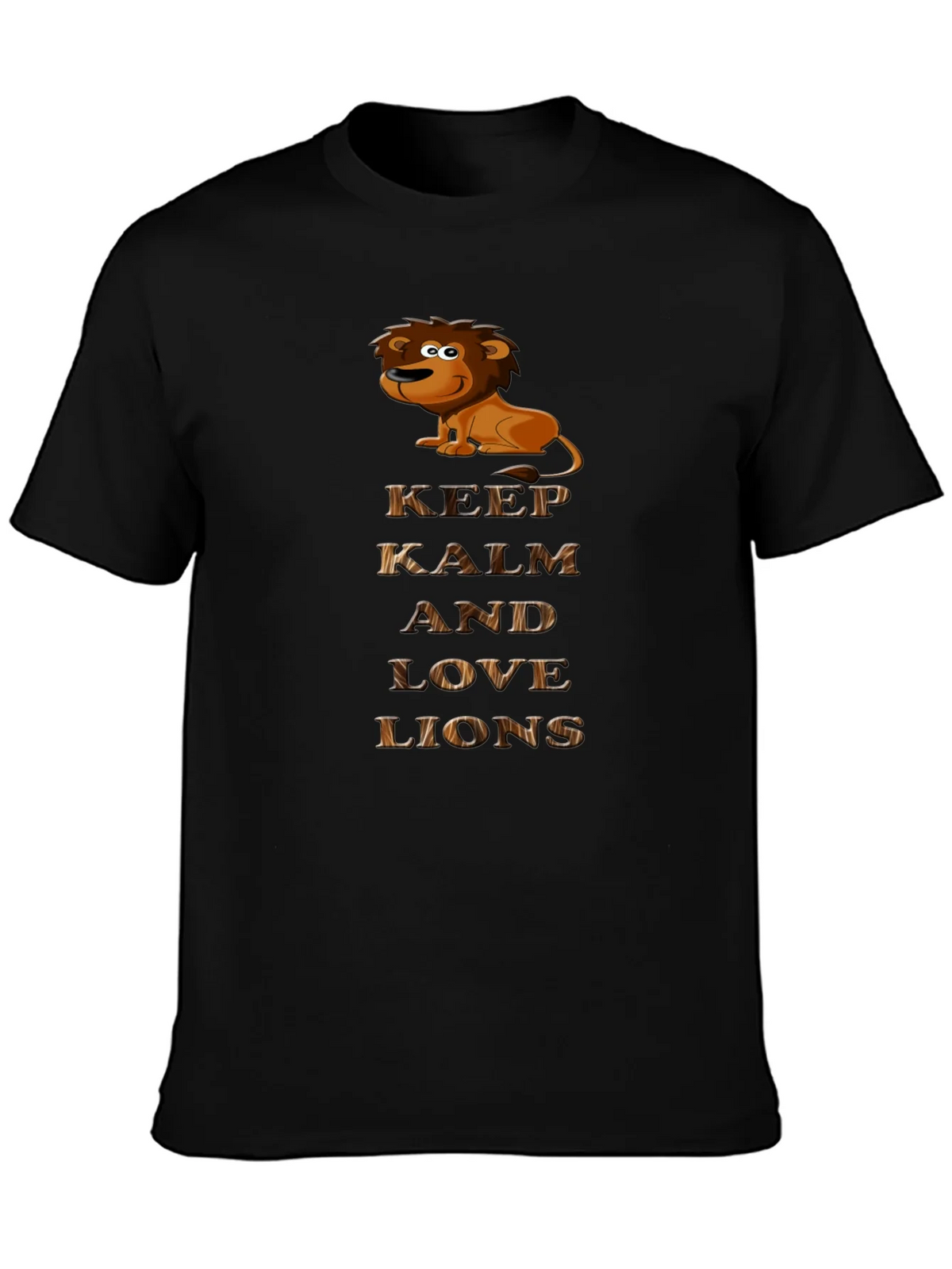 Keep Calm and Love Lions Graphic T-Shirt product image 6
