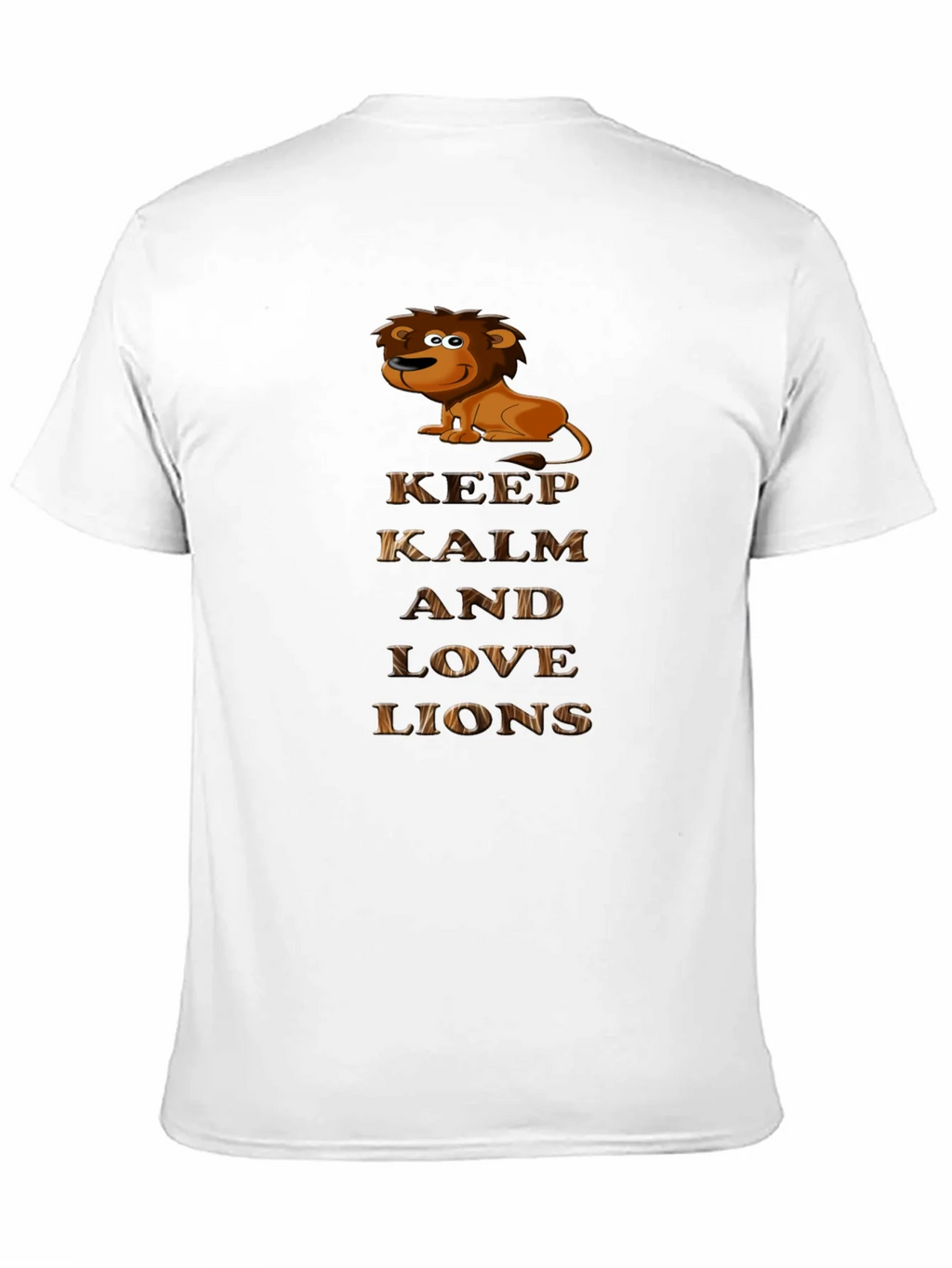 Keep Calm and Love Lions Graphic T-Shirt product image 2