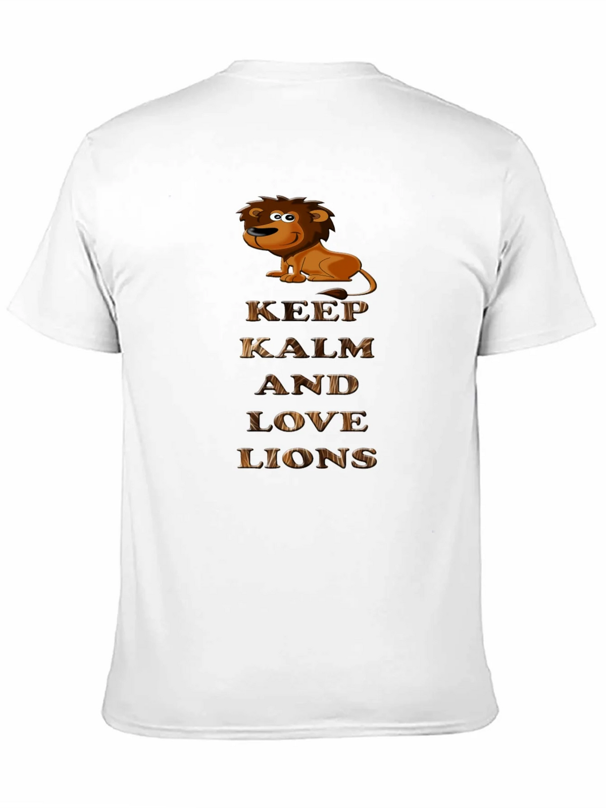 Keep Calm and Love Lions Graphic T-Shirt product image 2