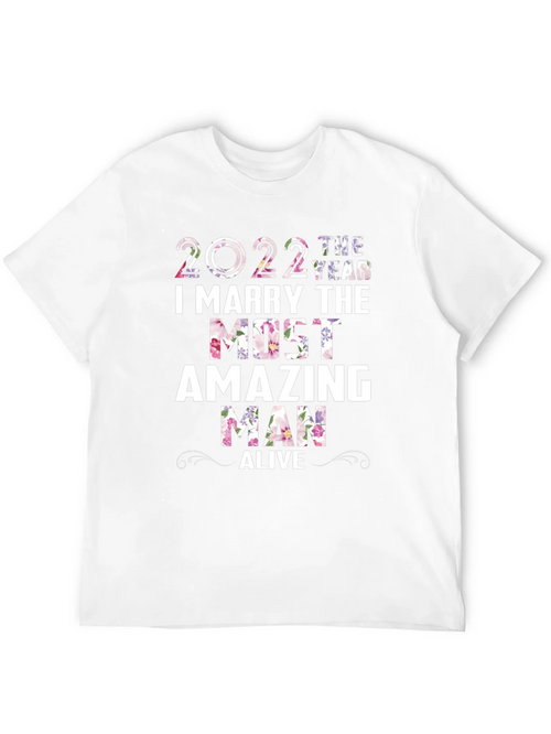 2022 Floral Wedding Groom T-Shirt product image 2