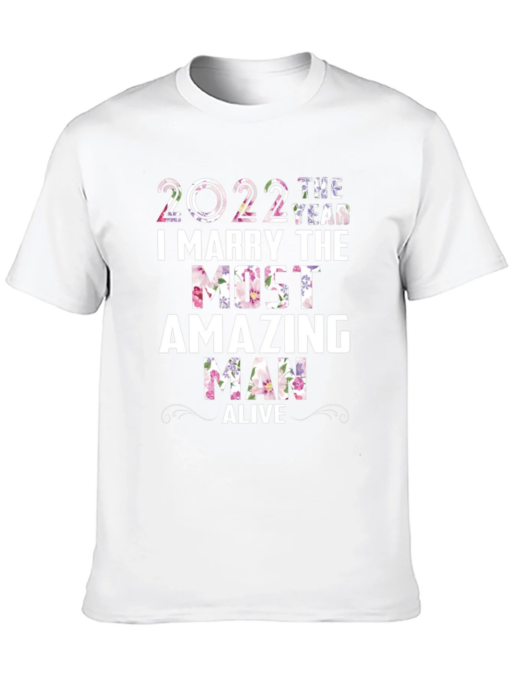 2022 Floral Wedding Groom T-Shirt product image 11